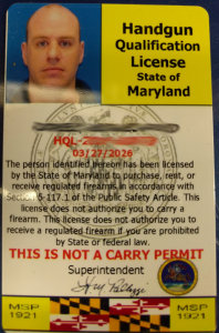 maryland hql - my license